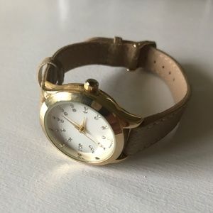 Franchesca's Gold and Tan Watch